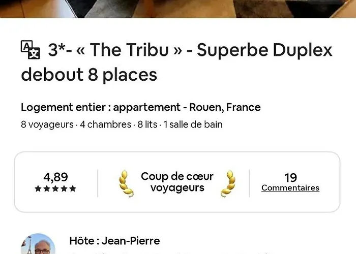 The Tribe- Superbe Duplex Standing 8 Places Appartamento Rouen